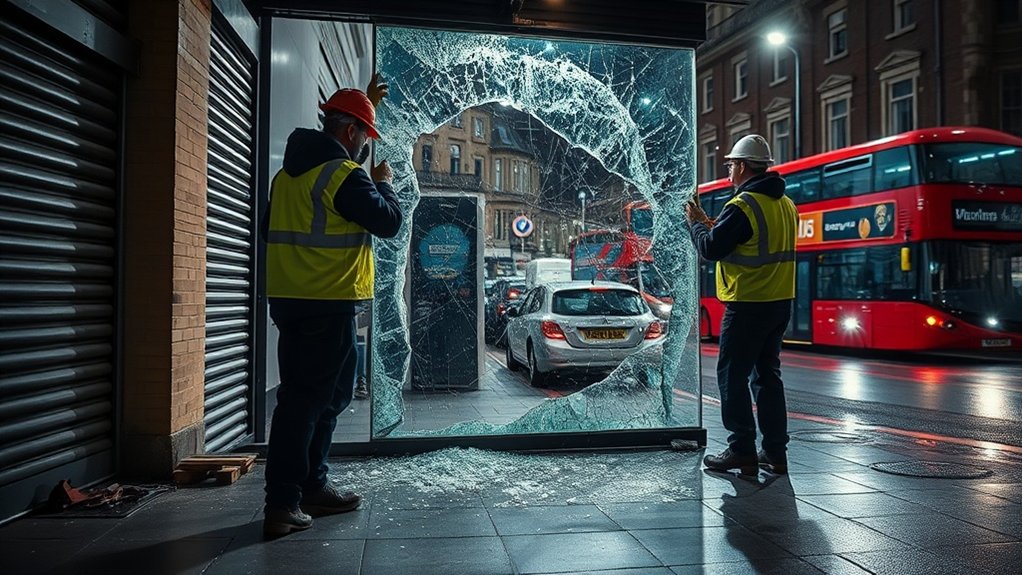 Emergency Shop Front Repair Greenford